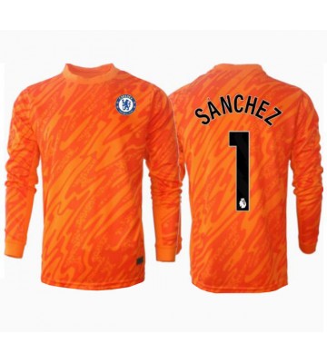 Chelsea Robert Sanchez #1 Målvakt Hemmatröja 2024-25 Långärmad